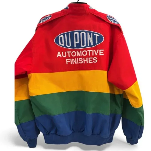 Vintage Jeff Gordon 24 Dupont Multi-Color Chase Authentics NASCAR Jacket M” - Picture 4 of 15